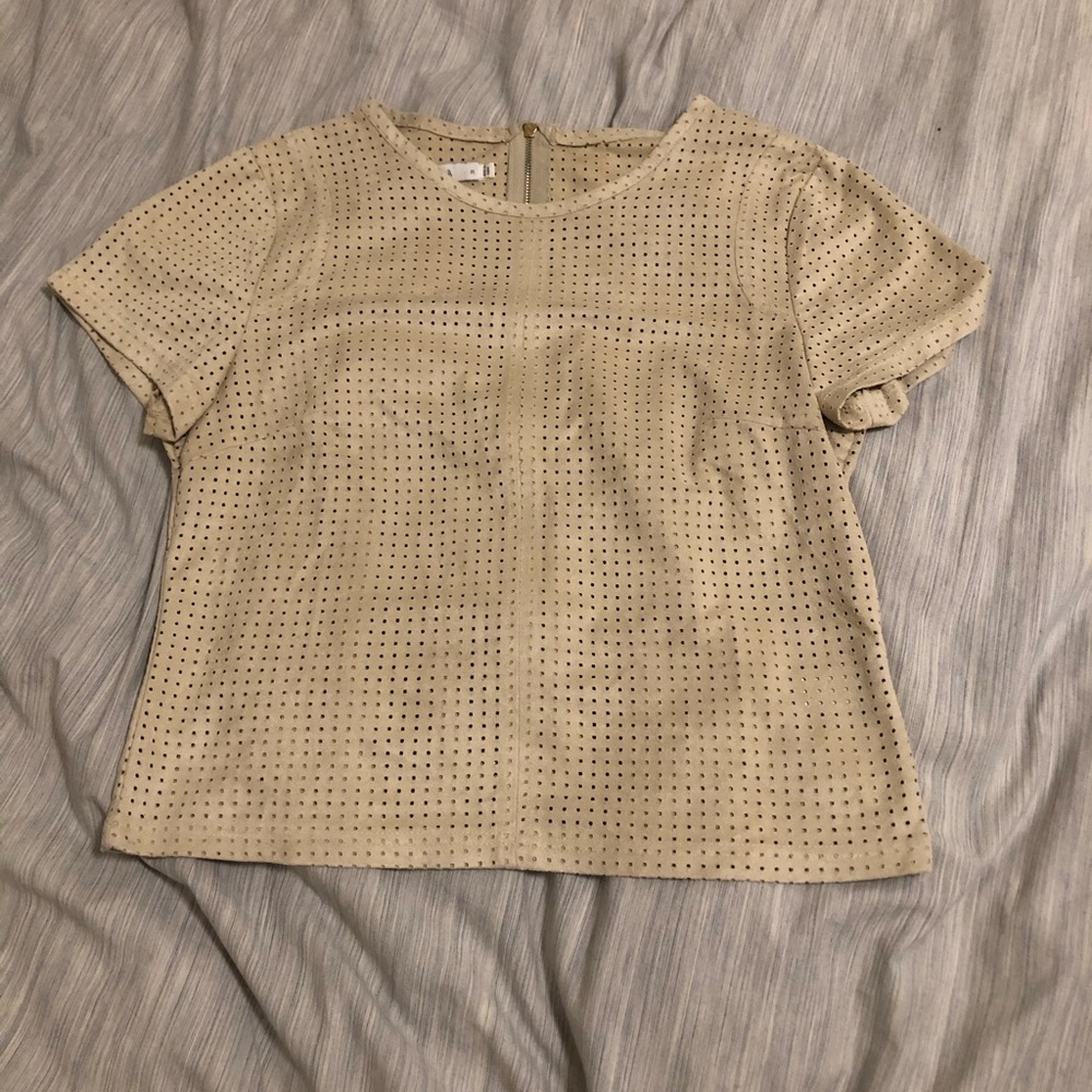 Suede women’s dress shirt